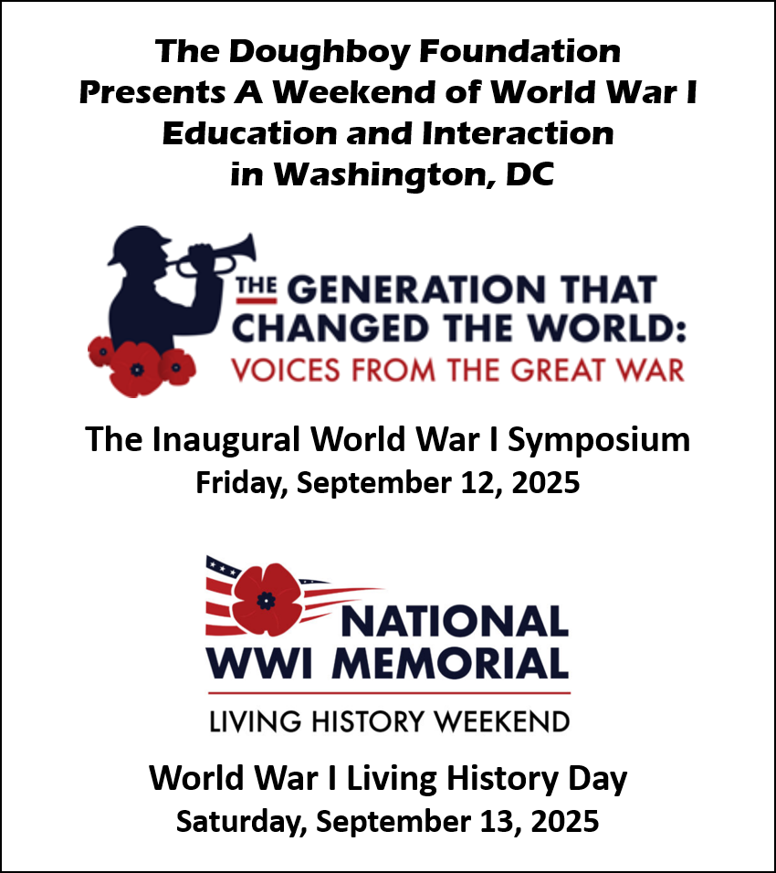&ldquo;The Generation that Changed the World: Voices from the Great War&rdquo; at The National Press Club September 12